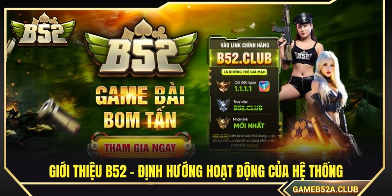 Giới thiệu B52 – Mục tiêu phát triển của cổng game