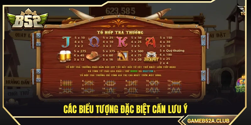 Những biểu tượng đặc biệt cần chú ý